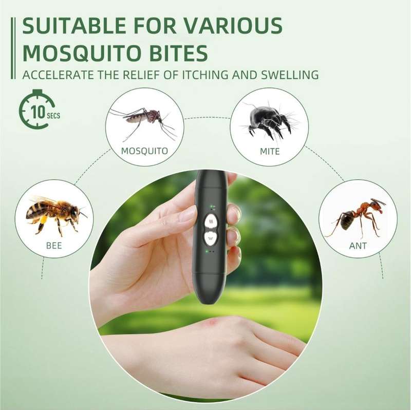 Insect Sting & Bite Relief Device (2-in-1 Suction and Heat)