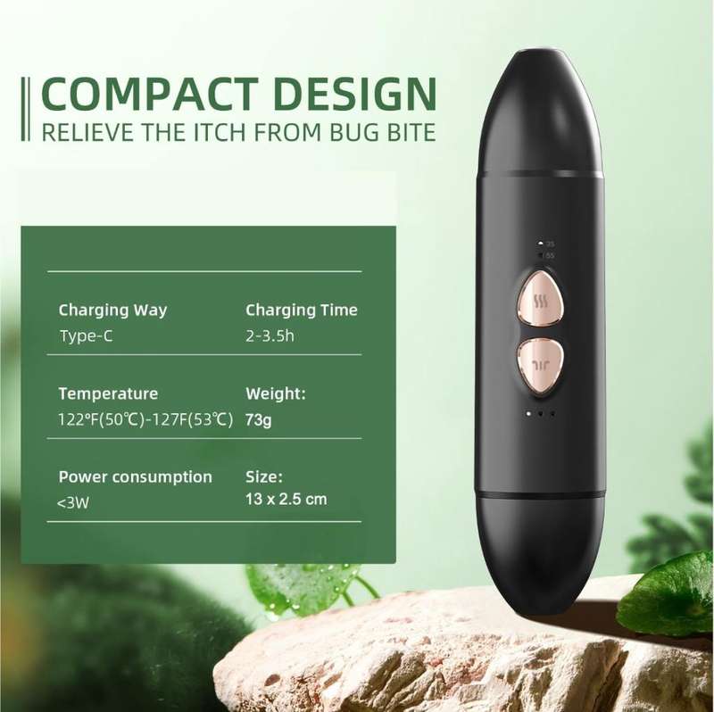 Insect Sting & Bite Relief Device (2-in-1 Suction and Heat)