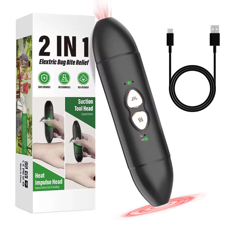 Insect Sting & Bite Relief Device (2-in-1 Suction and Heat)