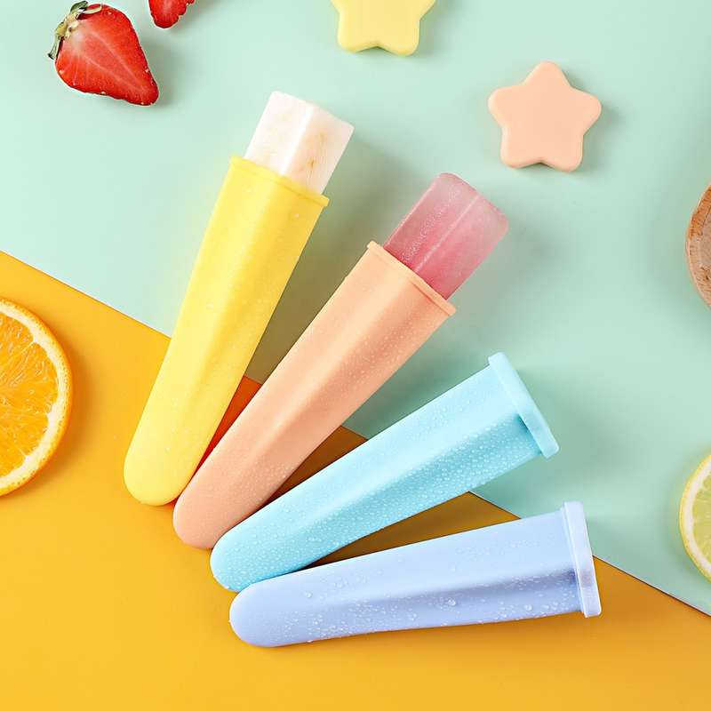 [DISCOUNTED] Star-Shaped Silicone Ice Pop Mould  4-Pack