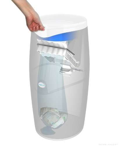 Angelcare Nappy Disposal Bin - 1 cartridge included in box
