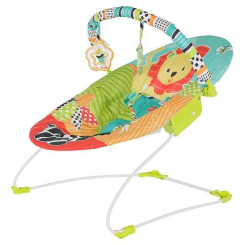 Bright Starts Roaming Safari Vibrating Baby Bouncer