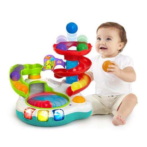Bright Starts Spin n Slide Ball Popper Baby Toy