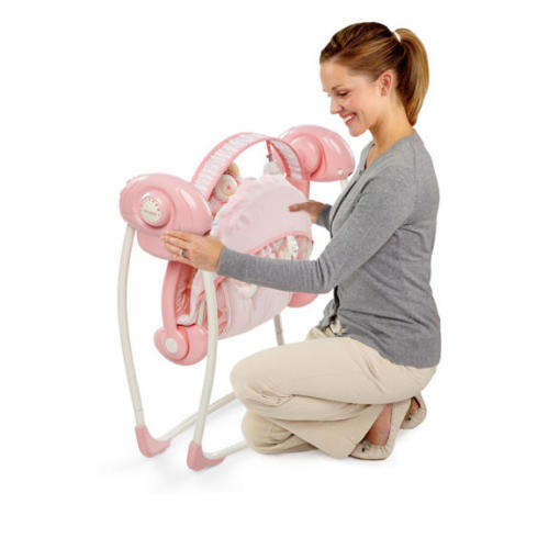 Ingenuity Soothe 'n Delight Portable Swing - Felicity Floral