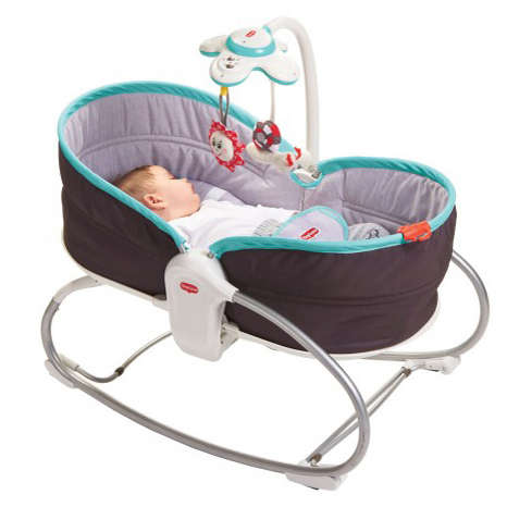 Tiny Love 3-in-1 Rocker Napper - Grey-Turquoise | Baby