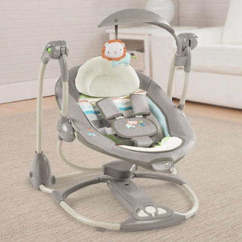 Ingenuity ConvertMe Swing-2-Seat Portable Baby Swing - Candler