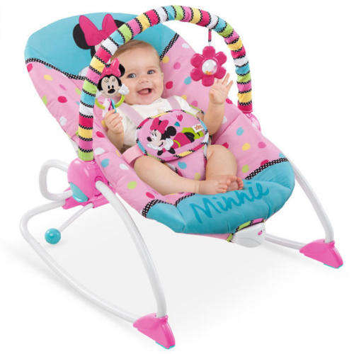 Disney Baby Minnie Mouse PeekABoo Infant to Toddler Rocker