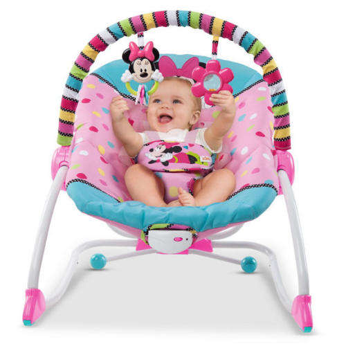 Disney Baby Minnie Mouse PeekABoo Infant to Toddler Rocker