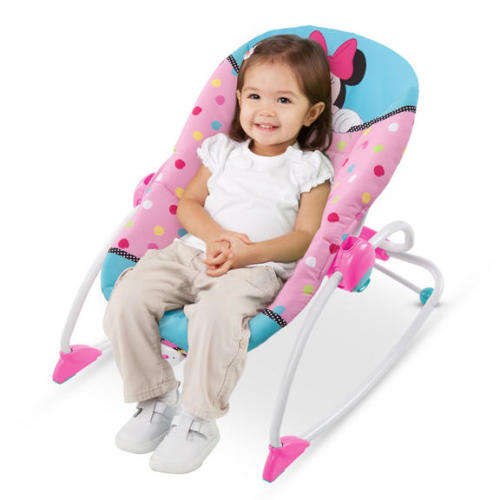 Disney Baby Minnie Mouse PeekABoo Infant to Toddler Rocker