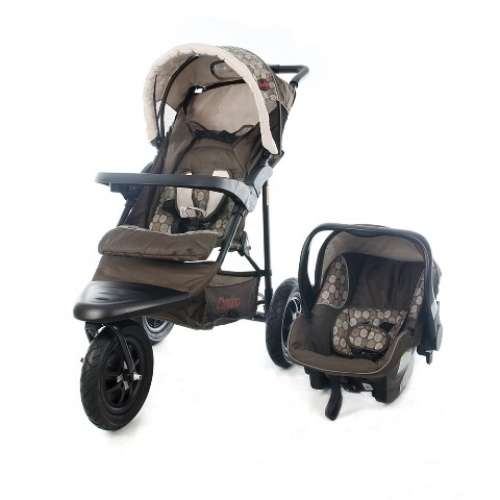 Chelino Urban Detour Baby Travel System - Brown Circles