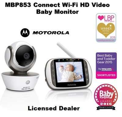 Motorola MBP853 - Connect Wi-Fi HD Video Baby Monitor