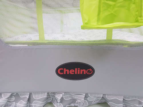 Chelino Tiffany Baby Camp Cot - Green Leaf