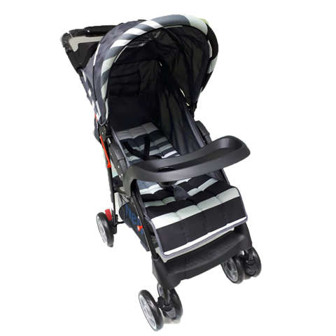 Chelino Nene Polo Baby Stroller - Grey Stripes