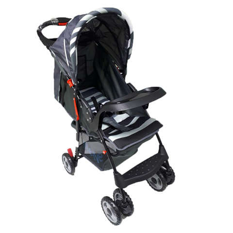 Chelino Nene Lazer Baby Stroller - Grey Stripes
