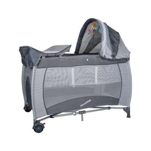 Mamakids Sleepy Baby Camp Cot - Grey