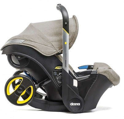 Doona Baby Car Seat & Stroller - Dune (Beige) + FREE gift