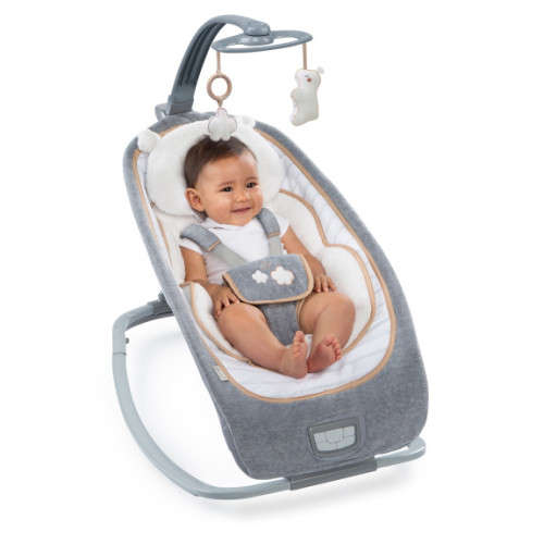 Bright Starts Boutique Collection Rocking Seat - Bella Teddy + Free Toy