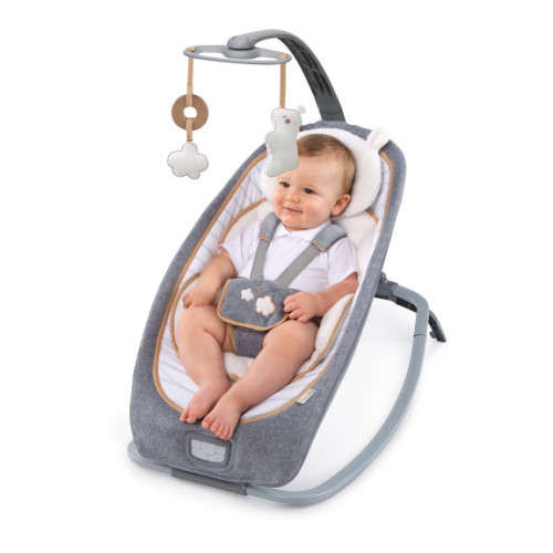 Bright Starts Boutique Collection Rocking Seat - Bella Teddy + Free Toy