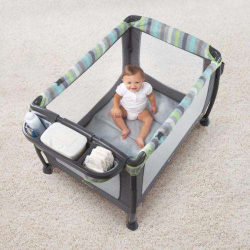 Ingenuity Soothe Me Softly Washable Playard - Vesper