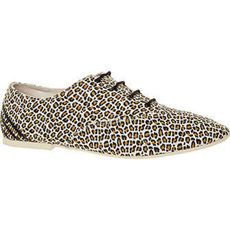 adidas Brown Leopard Print Neo Shoes
