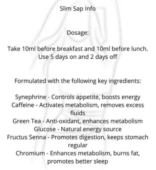 Slimming Sap
