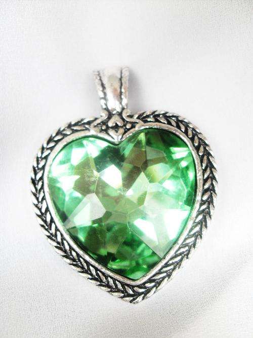 Crystal Heart Pendants