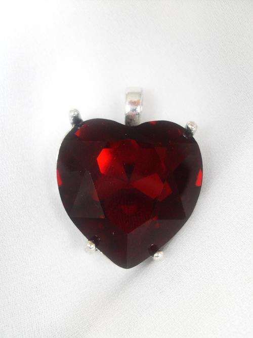 Crystal Heart Pendants