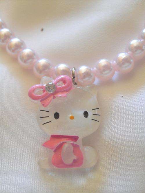 Hello Kitty necklace with free bracelet and ring