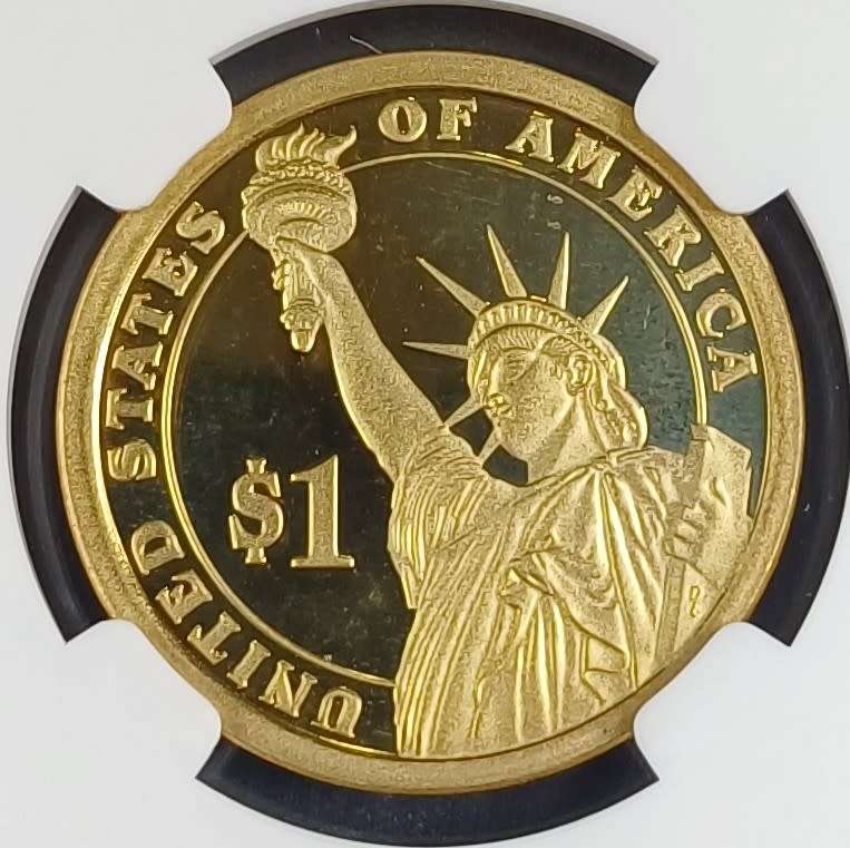2009 $1 Ninth President  William H Harrison -NGC PF69
