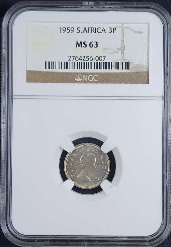 1959 SA 3P * NGC MS63