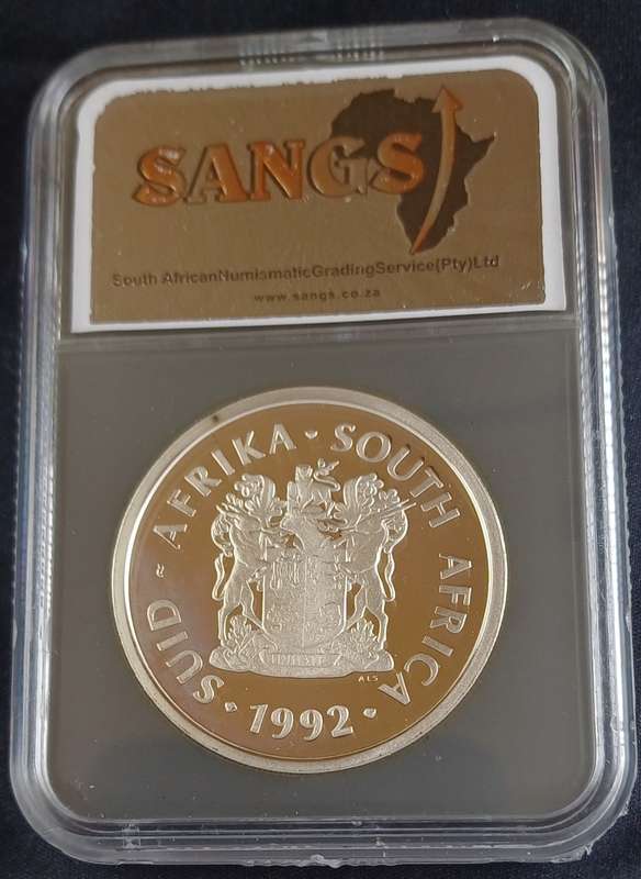 1992 SA Silver R2 *SANGS PF68 `Mint Technology`