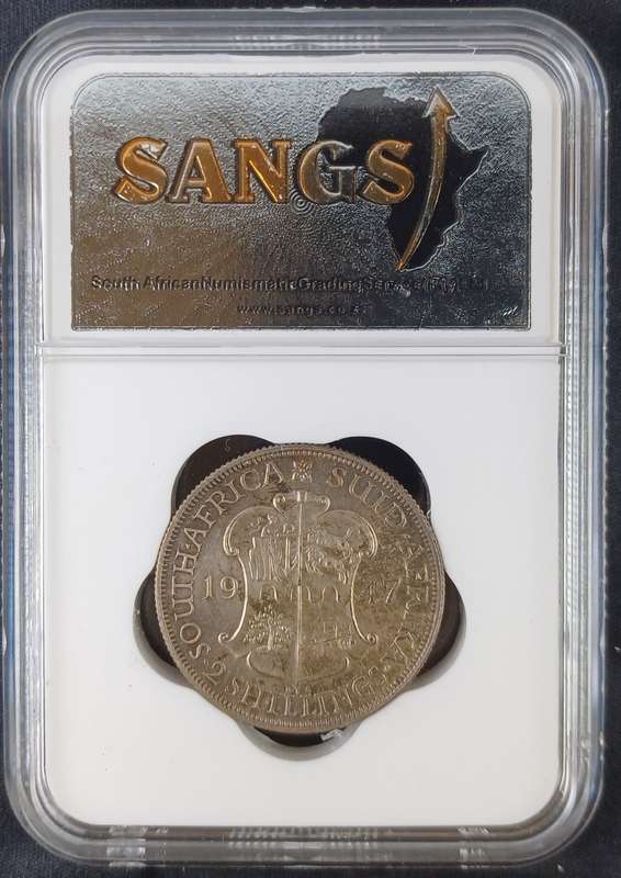 1947 SA 2 Shilling * SANGS PF64