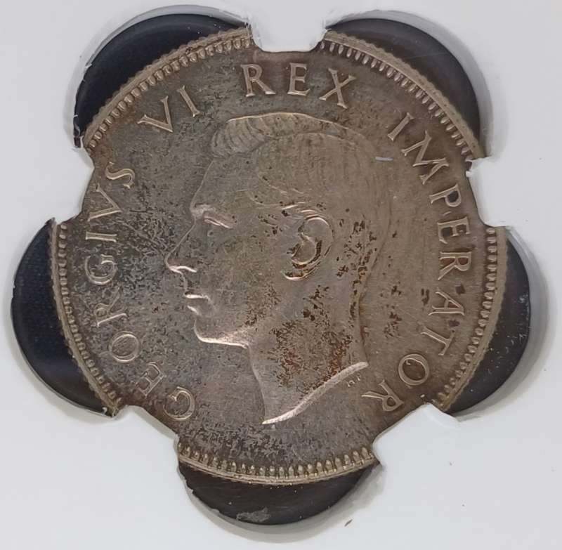 1947 SA 2 Shilling * SANGS PF64