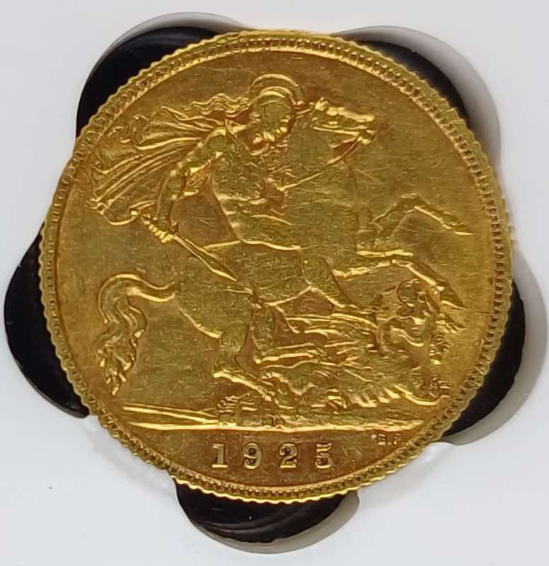1925 SA Gold ½ Sovereign * Starting @ R1