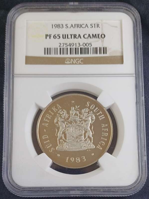 1983 SA Silver R1 * NGC PF65 Ultra Cameo