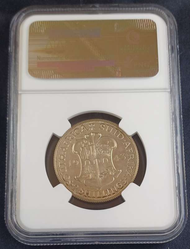 1943 SA 2 Shilling NGC PF63 - Proof Mintage 104