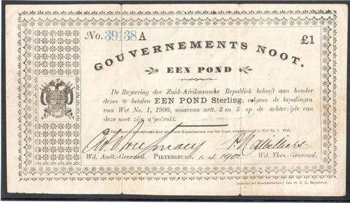 Een Pond Gouvernement Noot