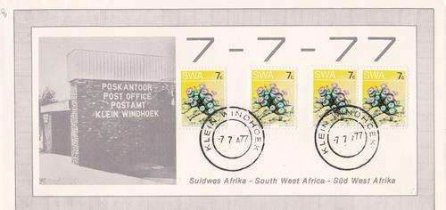 Uncommon South West Africa Commemorative Cover