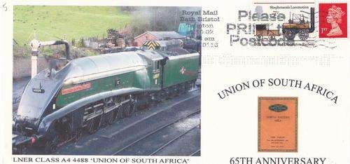 Railway Cover - Union of South Africa