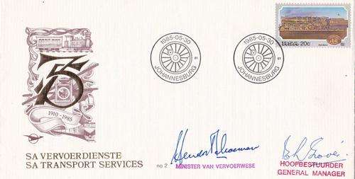 RSA, Signed Minister of Transport and General Manager