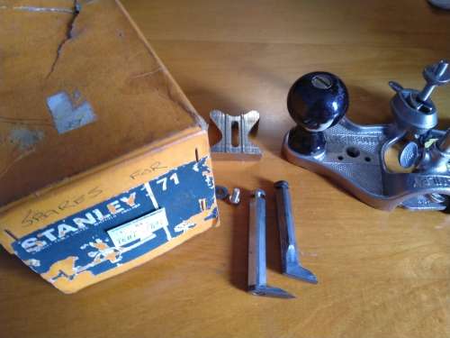 Spotless Stanley No. 71 router plane