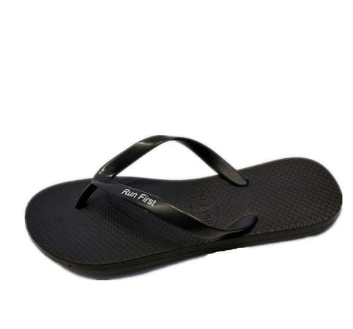 2021 Run First Flip Flops For Men Plakkies - Black or White