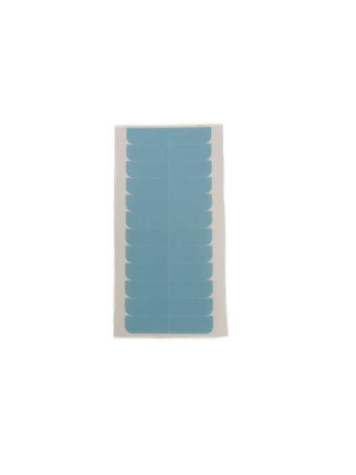 Pack of 60 Replacement Tapes For Tape In Hair Extensions (4cm Width) White/Blue