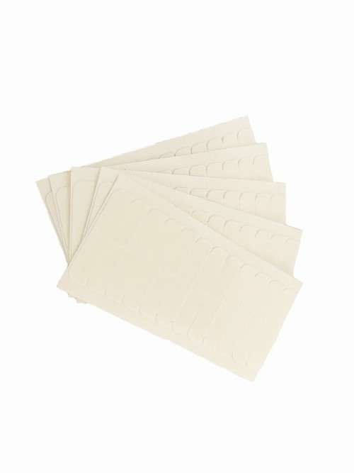 Pack of 60 Replacement Tapes For Tape In Hair Extensions (4cm Width) White/Blue