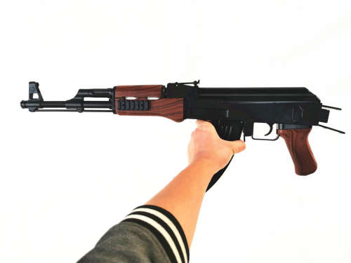 AK47 Airsoft Assault Rifle BB Toy Gun Real Sized -87cm -1.2kg + BB Bullets