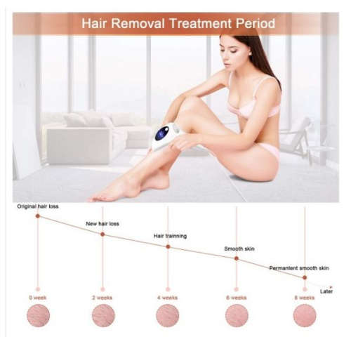 IPL Laser Hair Removal Device Permanent Hair Epilator + Aloe Soothing Gel