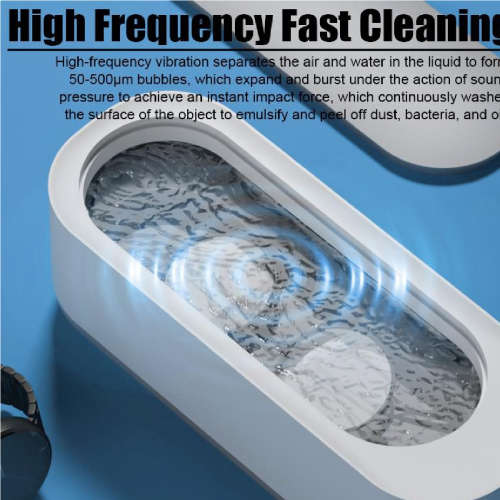 Ultrasonic Cleaning Machine High Frequency Glasses Jewelry Coin Cleaner