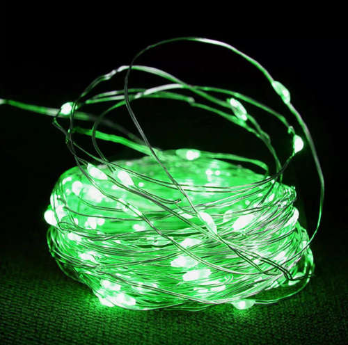 3x Fairy Lights Solar Outdoor String Light Christmas Light - Green