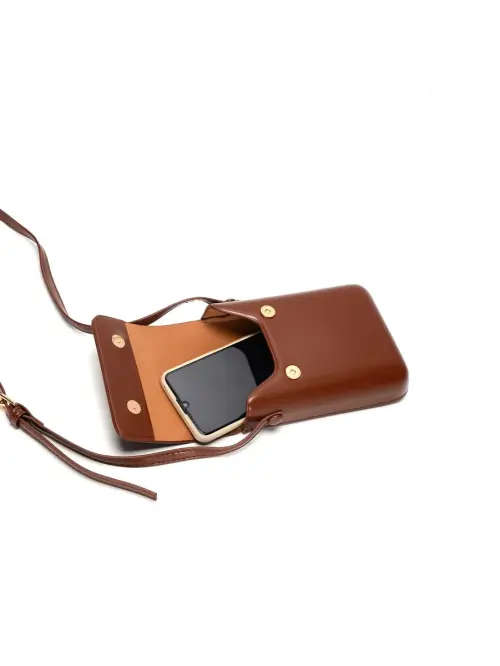 Wallets for Men & Women and Minimalist Sling Bag Unisex Crossbody Bag - Brown Sling Bag + Brown