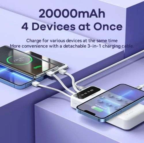 Remax Portable Powerbank Charger 20000MAH